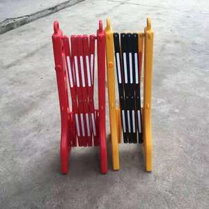 Barrera de Tráfico Portátil, Retráctil, Expandible, Plegable, Rellenable con Agua, Reflectante, Material PE+PP, Barricada Roja/<span class=keywords><strong>Amarilla</strong></span> para Carreteras - Product Image 6