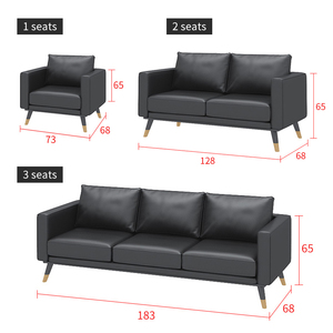 SF-02 Hecho en China, Sofá Moderno para Recepción, Sofá para Sala de Espera, Muebles de Oficina, Juego de Sofás para Oficina - Product Image 5
