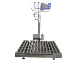 Automático 10-20kg Botella Líquido Lubricante Motor Aceite Lubricante Pesaje Barril Máquina de llenado Línea de producción Máquina de embalaje - Product Image 1