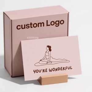 Tùy Chỉnh Được Thiết Kế Tập Thể Dục Hướng Dẫn Đào Tạo Thẻ In Ấn Chất Lượng Cao Yoga Thẻ Tập Thể Dục Thẻ Cho Phụ Nữ - Product Image 1