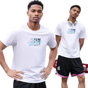 เสื้อยืดผู้ชาย OEM แบบเรียบ ทรงเข้ารูป แห้งเร็ว คอกลม สำหรับออกกำลังกาย ฟิตเนส วิ่ง - Product Image 3