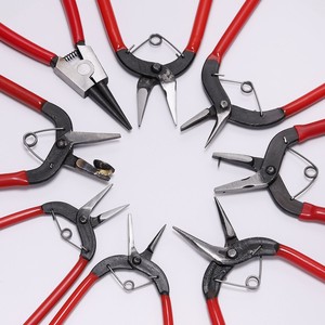 Diy Tool Pliers <b>Set</b> Metal Multi Functional For Jewelry Making With Red Handle Q23 - Product Image 1