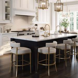 Custom Classic Style Luxury Solid Wood <b>Island</b> <b>Kitchen</b> Cabinet Plywood Board PVC <b>Kitchen</b> Cabinets Manufacturers - Product Image 6