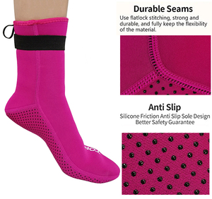 China Manufacture <strong>Beach</strong> Surfing Diving <strong>Socks</strong> Neoprene High Quality Anti-slip Neoprene Diving <strong>Socks</strong> - Product Image 6
