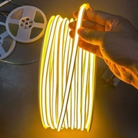 Bande LED COB 220V sans driver IP68 en silicone solide 240 LED/m 8mm 10W/m sans scintillement, ruban LED flexible Ra80 4000K Thème