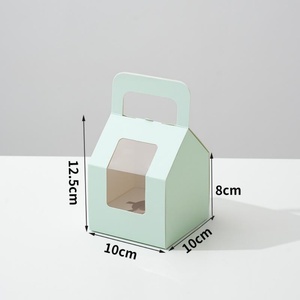 SunShine 2/4/6/8 Holes Art <b>Paper</b> <b>Cupcake</b> Box Dessert Packaging for Baking Western Pastry & Egg Tart Embossing Printing - Product Image 6