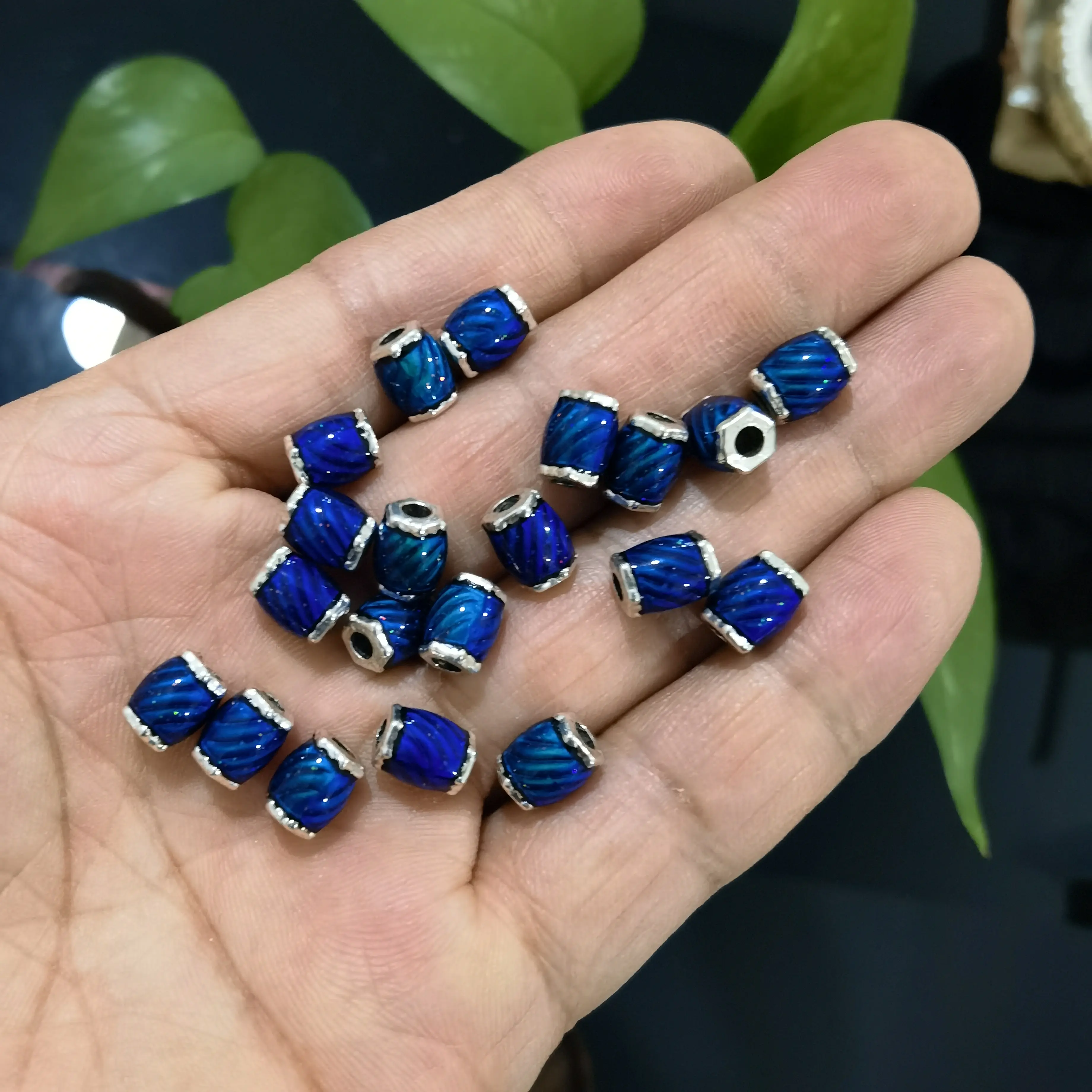 New Arrival Handmade DIY Jewelry Color Changing Loose Beads Barrel Mood Stone Beads for Creative Gift