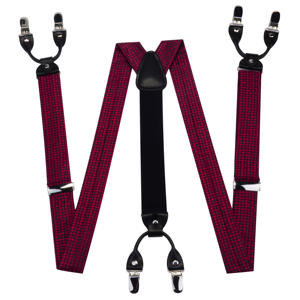 Mode Floral Bretelles En Cuir 6 Clip Bretelles Vintage Casual Suspensorio Noeud Papillon Hanky Ensemble Sangle Bretele Père/Mari Cadeau - Product Image 2
