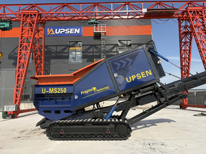 <span class=keywords><strong>Broyeur</strong></span> et déchiqueteur de bois mobile sur chenilles Upsen Umw1300 avec moteur diesel, capacité 15-25t/h, composants essentiels : moteur, pompe, roulement - Product Image 6