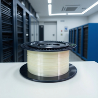 Bobina de Fibra Óptica Desnuda G652D 9/125μm SM, Rollo de 50.4km, Núcleo YOFC, Baja Atenuación 0.22dB/Km, Cable para Redes de Telecomunicaciones FTTH, Interior y Exterior