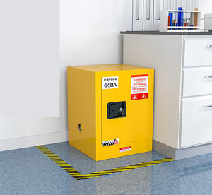 Armoire antidéflagrante ignifuge de sécurité de marchandises dangereuses de produits chimiques liquides combustibles de double porte industrielle en gros - Product Image 6