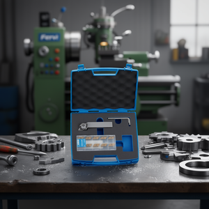 Outil de tournage externe Fervi avec inserts, largeur de coupe de 10 mm pour l'usinage des métaux - Product Image 3