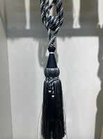 Accessoires de luxe, grande boule de soie à franges pour accrocher au mur, attache pour rideau, décoration de la maison