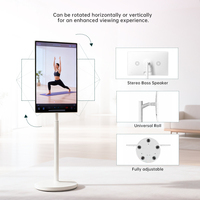 Monitor Portátil Interactivo 4K de 32 Pulgadas con Pantalla Táctil Android de 40-75Hz, Pantalla LCD para Señalización Digital en Centros Comerciales