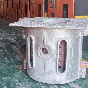 Les fours industriels produisent des lingots 200-1000Kg four à induction de fusion électrique éperlan four de fonderie d'aluminium pot de four - Product Image 1
