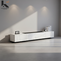 Meuble TV de style design avec foyer intégré, meuble TV moderne de luxe pour la décoration intérieure
