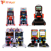 Machine de jeu d'arcade de course de motos Manx TT, simulateur de conduite de moto Flame FF GP à monnayeur pour centre de divertissement