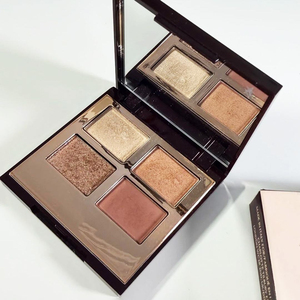 Palette de fards à paupières 4 couleurs en <span class=keywords><strong>gros</strong></span> sous marque privée, longue tenue, 5,4g, rose, marron, nude, scintillant, <span class=keywords><strong>maquillage</strong></span> pour les yeux - Product Image 5