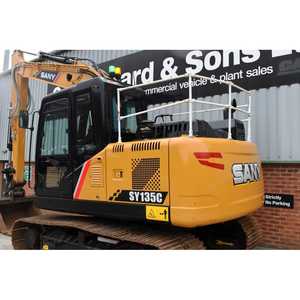Para excavadora Sany SY135C, 13 toneladas, equipo de construcción usado de alta calidad de segunda mano con motor central y motor - Product Image 6