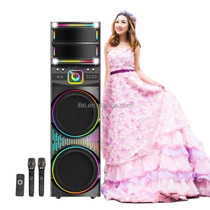 Ifeigift GD-2130 Loa điện loa siêu trầm mới nhất <span class=keywords><strong>DJ</strong></span> đôi 12inch loa lớn TWS điện lớn woofer với kép Micro không dây - Product Image 1