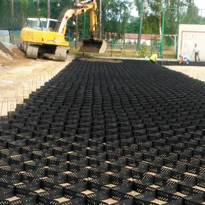 Géocell HDPE pour allée en <span class=keywords><strong>gravier</strong></span>, grille de stabilisation du sol et murs de soutènement de 50 mm à 100 mm de hauteur - Géocell grille géomembrane - Product Image 2