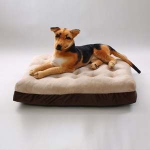 Coussin pour chien rectangulaire de haute qualité, lavable, épais, antidérapant, pour niche ou lit. - Product Image 6