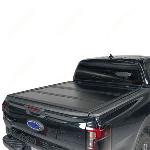 Vente chaude dur quatre plis Tonneau couverture serrure camionnette queue boîte rouleau voiture <span class=keywords><strong>volet</strong></span> couverture haute qualité Tonneau couverture - Product Image 1