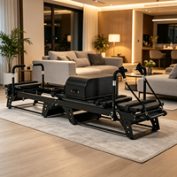Reformer Pilates en aluminium pour entraînement privé, idéal pour les cours encadrés par des instructeurs