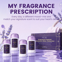 Déodorant pour femmes, parfum floral, fraîcheur corporelle longue durée, contrôle des odeurs, anti-transpirant naturel, 50g, lot de 4 bâtonnets déodorants