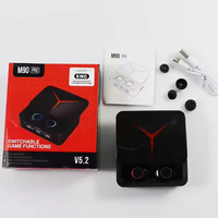 Écouteurs professionnels TWS sans fil Anc Gaming M90 Pro à réduction de bruit