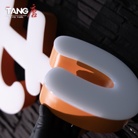 Lettres en acier inoxydable 304 personnalisées avec éclairage LED - Étanches IP65, multicolores, finition polie, soudées, pour la décoration publicitaire
