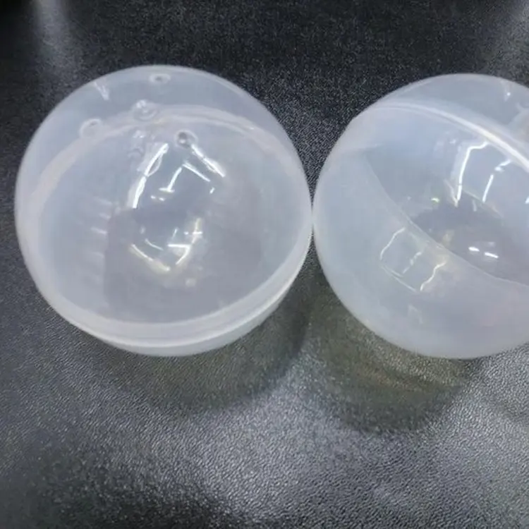 Wholesale Toy Vending Machine PP 75mm Empty Transparent Plastic Ball Capsule