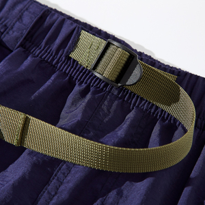 Cinturón ajustable Cintura elástica Pantalones cortos de moda media Hombres Pantalones casuales OEM Custom <span class=keywords><strong>Cargo</strong></span> Transpirable Pantalones cortos de nailon de secado rápido - Product Image 5