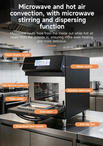 23L 5450W Heavy Duty Commercial <b>Microwave</b> Oven, High Speed Bakery Oven Rapid Rapid Cooking Oven - Product Image 5