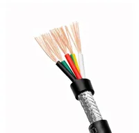 Câble de communication RVVP RVSP 4 conducteurs 2 paires torsadées souple blindé en cuivre pour signal et commande