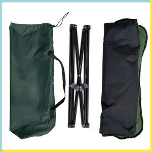 Cama plegable para perros Pop, sala de estar, cuna elevada para mascotas, almohadilla de felpa extraíble transpirable para exteriores, bolsa de transporte, cama elevada para acampar para perros - Product Image 4