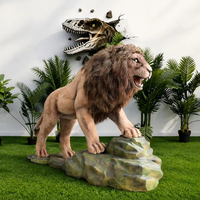 Modèle de tigre animatronique réaliste de haute qualité personnalisé pour les parcs d'aventure et les expositions, utilisation en intérieur/extérieur