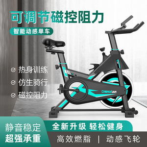 Bicicleta estática vertical Ailiman con resistencia magnética ajustable para ejercicios en casa, moldeamiento corporal y entrenamiento de ciclismo. - Product Image 5