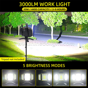<strong>Rechargeable</strong> Waterproof Portable LED Cordless <strong>Floodlight</strong> Work Light for Night Work Car Maintenance Emergency Lighting - Product Image 6