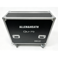 Valise de transport robuste OEM/ODM à roulettes pour console de mixage numérique Allen&Heath QU-7/7D avec protection étanche IP67 et garantie de 3 ans