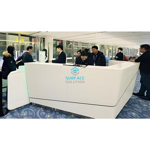 Trắng sân bay tiếp nhận acrylic rắn bề mặt bàn kiểm tra trong truy cập - Product Image 2