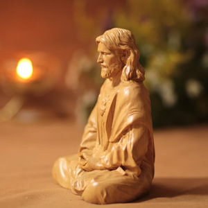 Adornos de Jesús en Oferta para Decoración del Hogar JSA16, Decoración Cristiana para Sala de Estar, Artesanías de Resina JSA16, Adornos de Resina de Dios Jesús JSA1 - Product Image 4
