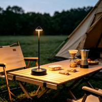 Lampe de chevet sans fil à commande tactile, lampe de table LED compacte en métal pour chambre à coucher – Offre spéciale