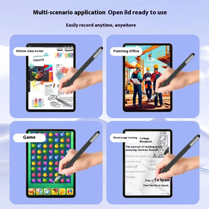 Bút Stylus kim loại 4 trong 1 với cốc hút & đầu silicon | Bút điện dung phổ quát để vẽ, nghiên cứu trên máy tính bảng - Product Image 5