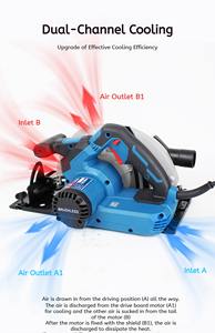 <span class=keywords><strong>Sierra</strong></span> <span class=keywords><strong>circular</strong></span> eléctrica de una mano de 2400 vatios, potente motosierra de madera <span class=keywords><strong>para</strong></span> proyectos de carpintería DIY - Product Image 2