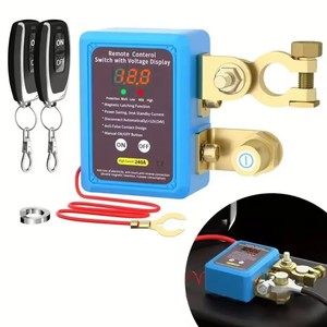 Interruttore 240A 12V con Telecomando per Disconnessione Batteria con Display LED di Tensione Interruttore <span class=keywords><strong>Automatico</strong></span> di Spegnimento - Product Image 4