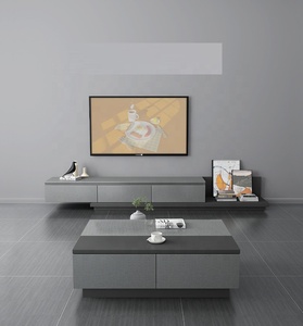 ตารางที่หรูหราไม้ Mdf เฟอร์นิเจอร์ตู้ที่ทันสมัย<span class=keywords><strong>2022</strong></span>ห้องนั่งเล่นหรูหราศูนย์ทีวียืนและชุดโต๊ะกาแฟ - Product Image 6