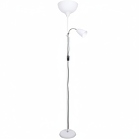 BEL AIR HOME-Lampadaire Varese 1xE27 et 1xE14 (AMPOULES NON INCLUSES) 178cm-Idéal pour les salons et les studios-Moderne et amusant