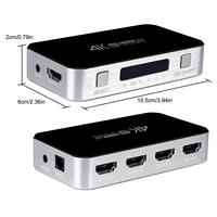 Ultra 4 k Porta HD HDTV Splitter 3D 4 k * 2k 1080p Commutateur vidéo HD HDTV Switcher