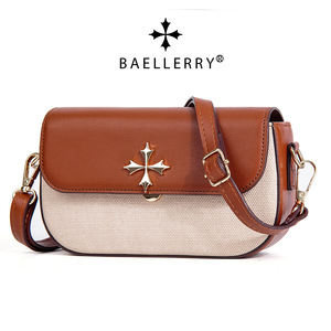 Baellerry Women's Crossbody Bag Horizontal <b>Square</b> Color Blocking Anti-Theft Multi-Pocket Phone Wallet Spring 2024 - Product Image 4